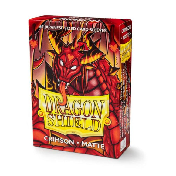 Dragon Shield Card Sleeves: Matte Japanese Crimson (60)