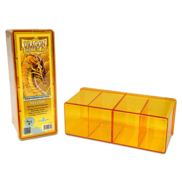 Dragon Shield Four-Compartment Box - Yellow