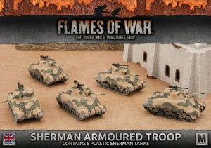 Flames of War: Sherman Armoured Troop (Plastic)