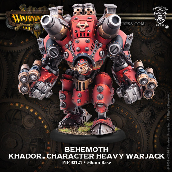 Warmachine Khador: Behemoth Character Heavy Warjack (white metal & resin) BOX