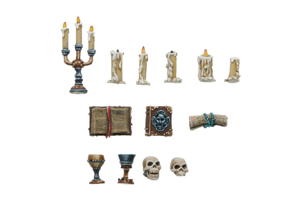 MaxMini: Candles, books, skulls