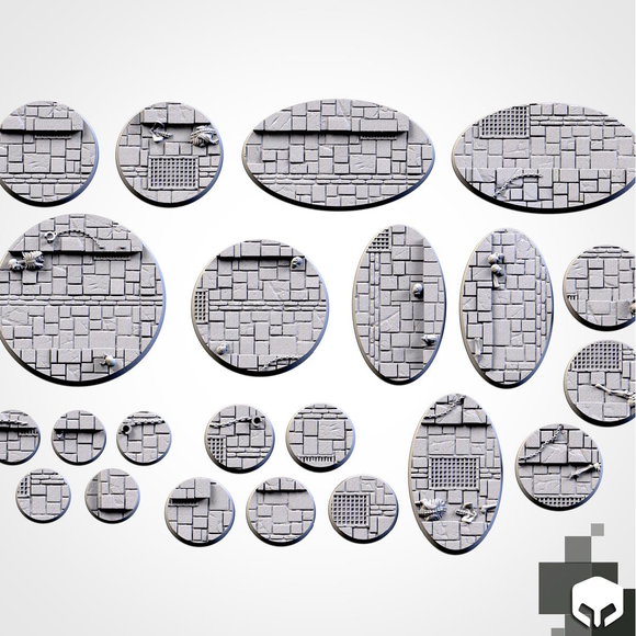 Filthy Casual Bases: 25mm Dungeon Bases (5)