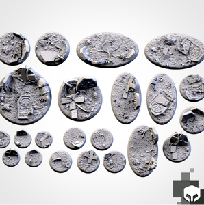 Filthy Casual Bases: 40mm Graveyard Bases (3)