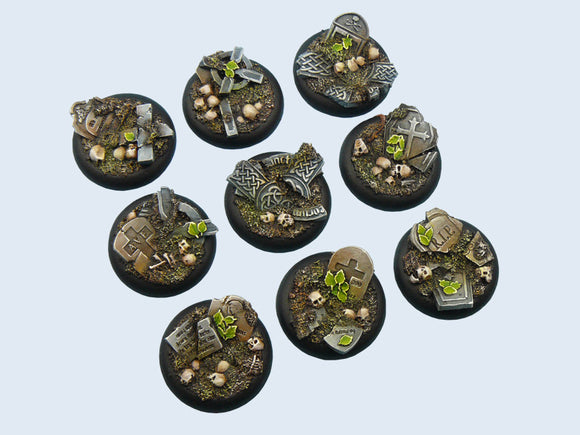 Micro Arts: Graveyard Bases, Wround 30mm (5)