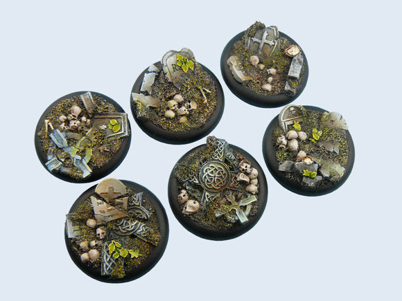 Micro Arts: Graveyard Bases, Wround 40mm (2)
