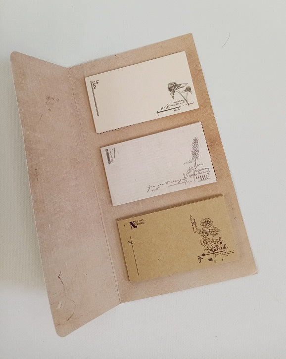 Kraft Sticky Notes - Florals