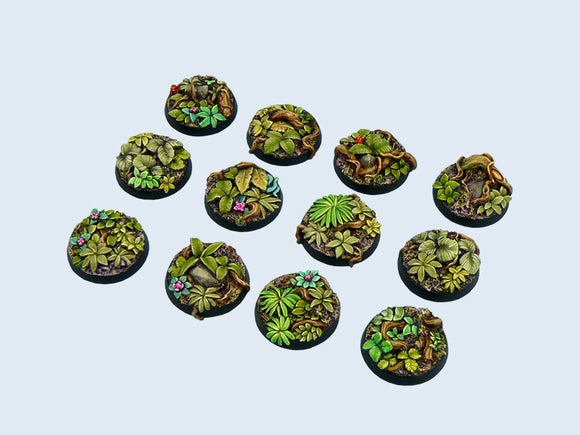 Micro Arts: Jungle Bases, Round 25mm (5)