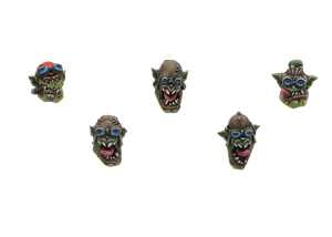 MaxMini: Orc Bikers Heads (10)