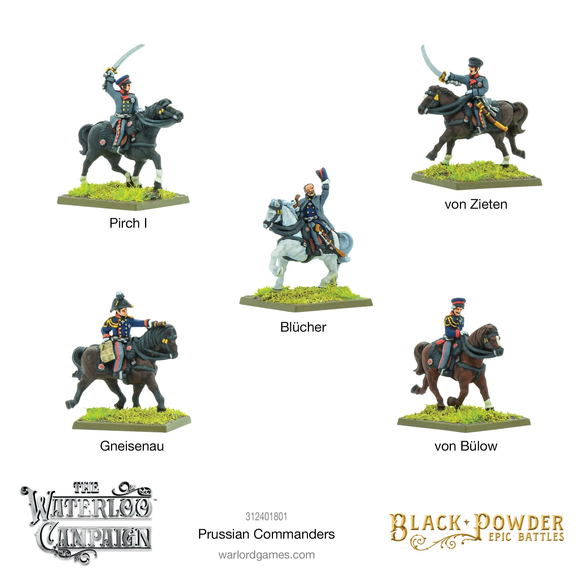 Black Powder Epic Battles - Napoelonic Prussian Commanders