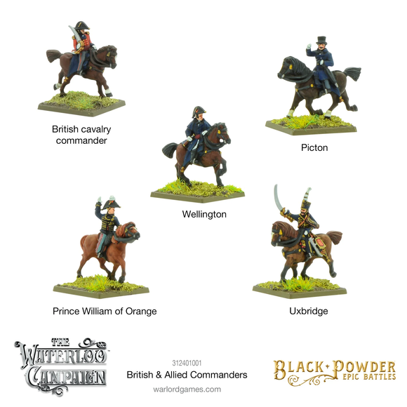 Black Powder Epic Battles - Napoleonic British & Allied Commanders