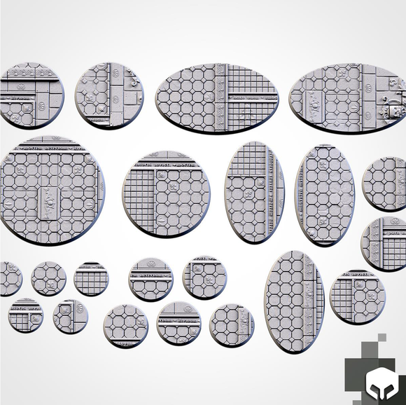 Filthy Casual Bases: 25mm Palace Bases (5)