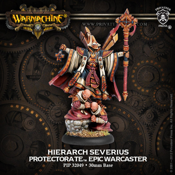 Warmachine Protectorate: Warcaster Hierarch Severius