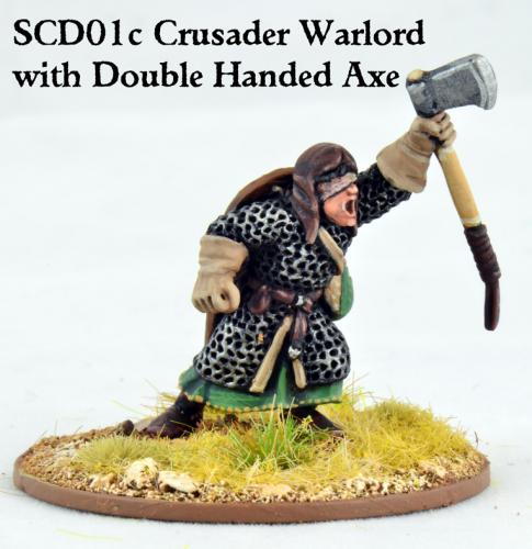 SAGA Crusader Warlord with Double Handed Axe (1)