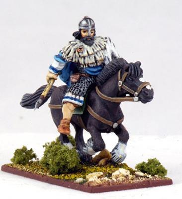 SAGA Mounted Irish Warlord with Spear (1)