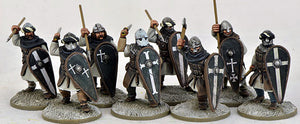 SAGA Milites Christi Sergeants (Warriors) on foot