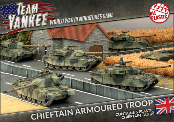 Team Yankee: Chieftan Armoured Troop (Plastic)