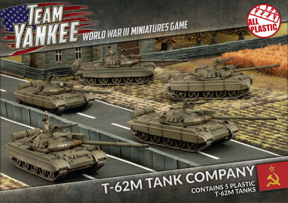 Team Yankee: Soviet T-62 Tank Company (x5 Plastic)