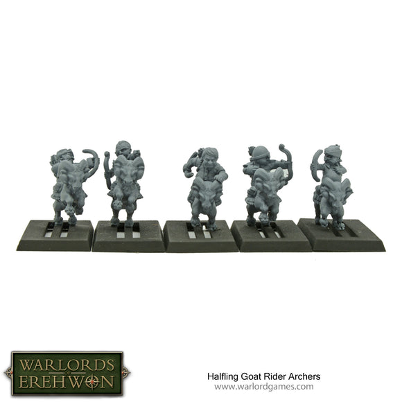 Warlords of Erehwon: Halfling Goat Rider Archers