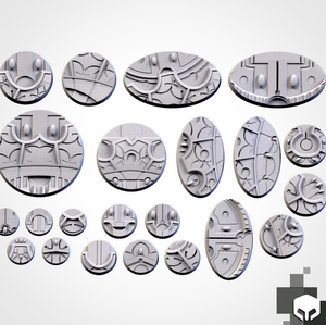 Filthy Casual Bases: 25mm Temple Bases (5)