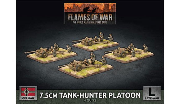 FoW: 7.5cm Tank Hunter Platoon (Plastic)