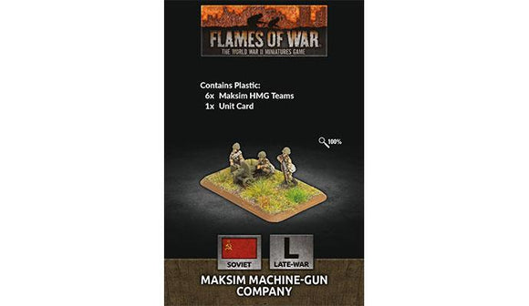 FoW: Maksim Machine-Gun Company (Plastic)