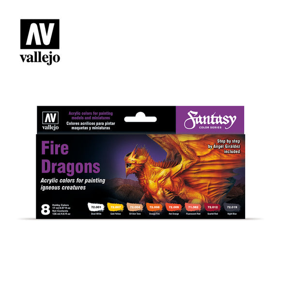 Vallejo Game Color Set - Fire Dragons