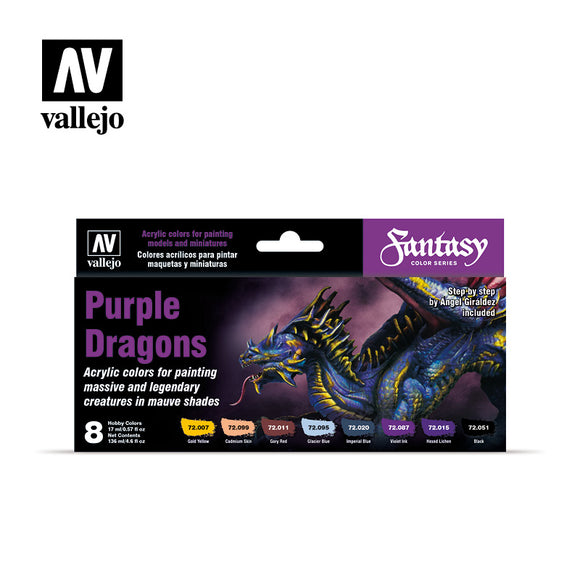 Vallejo Game Color Set - Purple Dragons