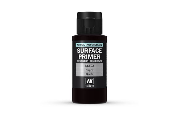 Vallejo Acrylic Polyurethane - Primer Black 60ml