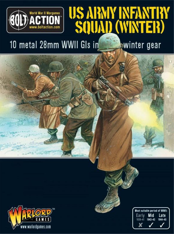 Bolt Action: US Army Infantry Squad in Winter Clothing