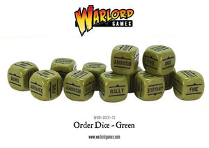 Bolt Action: Orders Dice - Green (12)