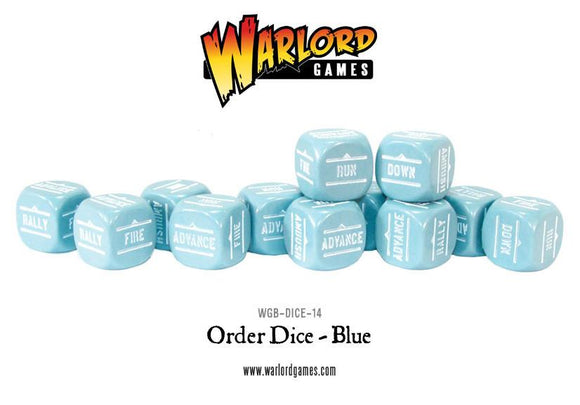 Bolt Action: Orders Dice - Blue (12)