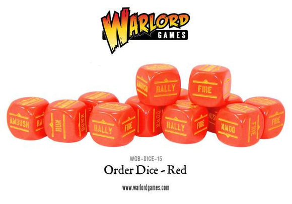 Bolt Action: Orders Dice - Red (12)