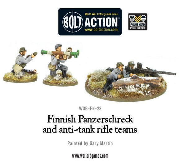 Bolt Action: Finnish Panzerschreck and anti-tank rifle teams