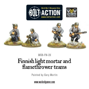 Bolt Action: Finnish light mortar and flamethrower teams