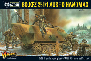 Sd.Kfz 251/1 ausf D halftrack plastic box set