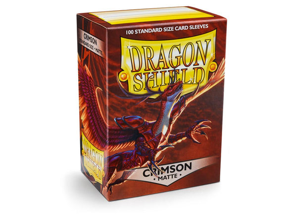 Dragon Shield Card Sleeves: Matte Crimson (100)