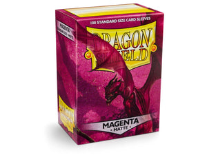 Dragon Shield Card Sleeves: Matte Magenta (100)