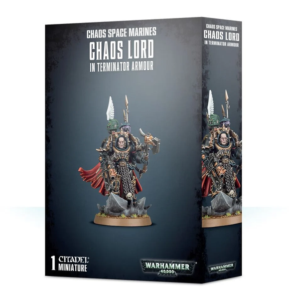 Warhammer 40K: Chaos Space Marines Chaos Lord in Terminator Armour