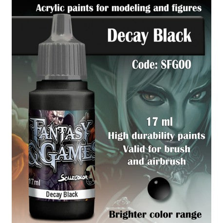 Scale75 - Fantasy Game Range: Decay Black