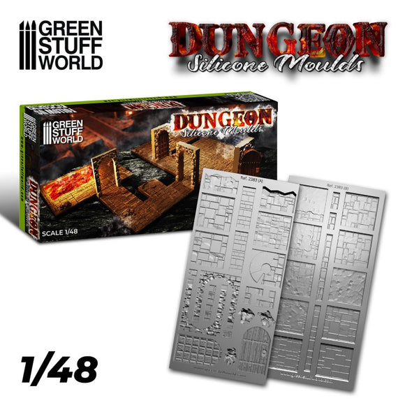 Green Stuff World: Dungeon Silicone mould