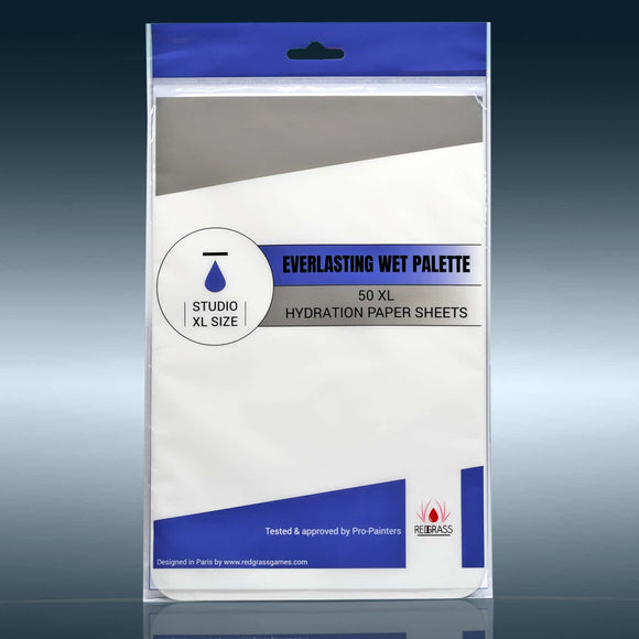 RedGrass Games - 50 x hydration paper sheets for Studio XL