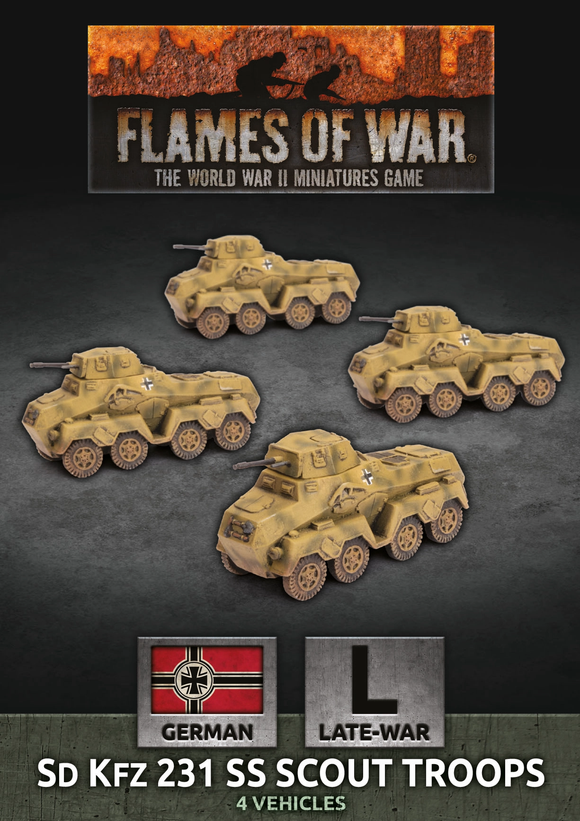FoW: Sd Kfz 231 SS Scout Troops