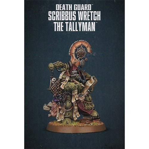 Warhammer 40K: Death Guard - Scribbus Wretch the Tallyman