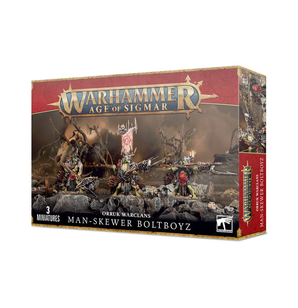 Warhammer Age of Sigmar: Orruk Warclans Man-Skewer Boltboyz