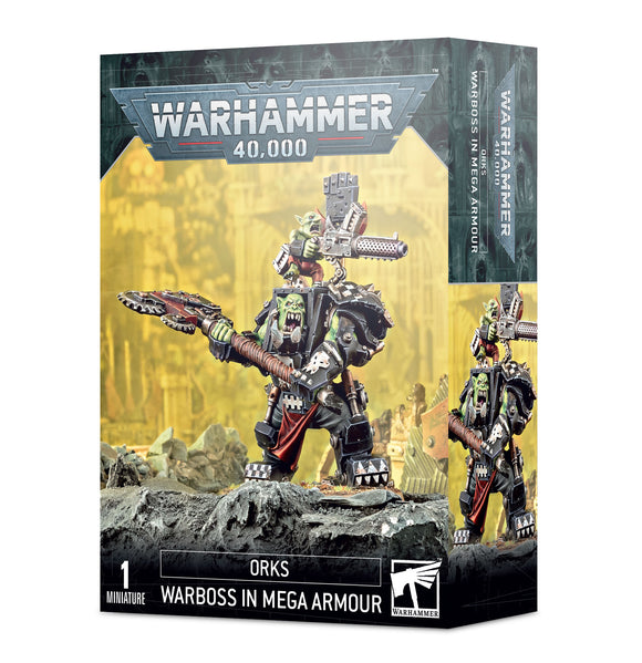 Warhammer 40K: Ork Warboss in Mega Armour