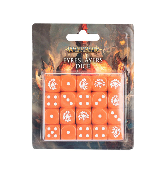 Warhammer Age of Sigmar: Fyreslayers Dice Set