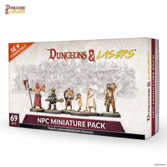 Dungeons & Lasers: NPC Miniature Pack