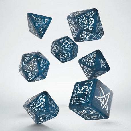 Q-workshop: Call of Cthulhu Abyssal & white Dice Set