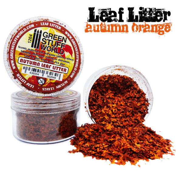 Green Stuff World: Leaf Litter - Autumn Orange