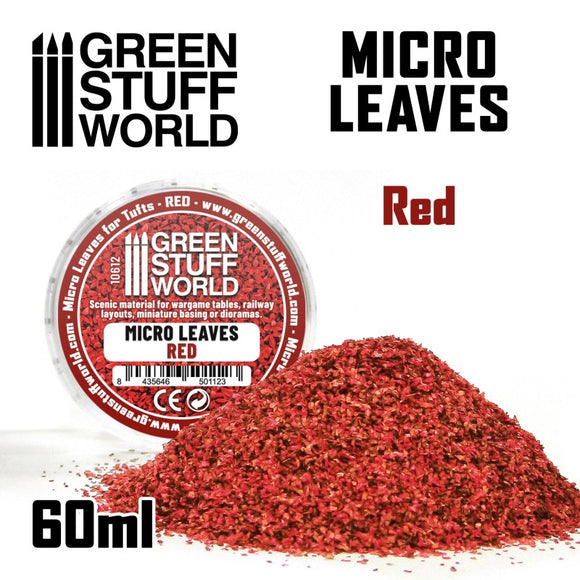 Green Stuff World: Micro Leaves - Red mix